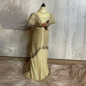 Headless Mannequin Figurine wearing 1920’s Josephine Paul  Poiret Dress